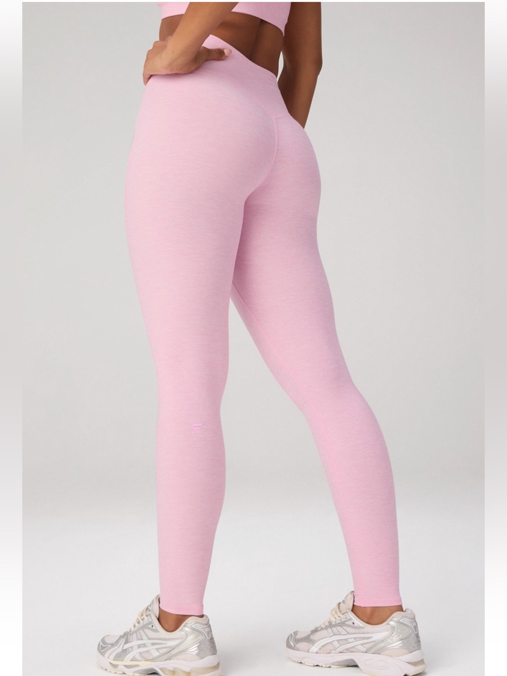 Fabletics | HeatherFlex High-Waisted Leggings Sugar Pink